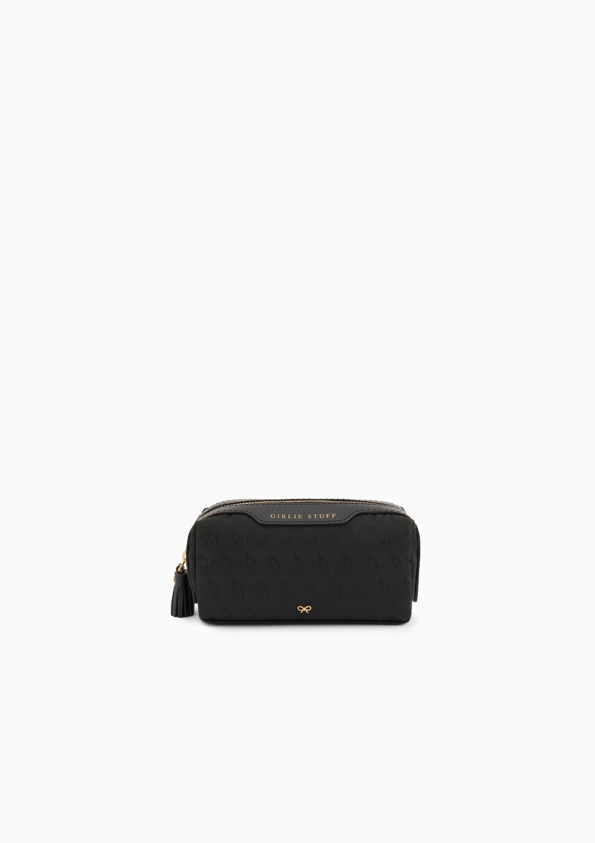 Anya Hindmarch | Jacquard Girlie Stuff Pouch | Black