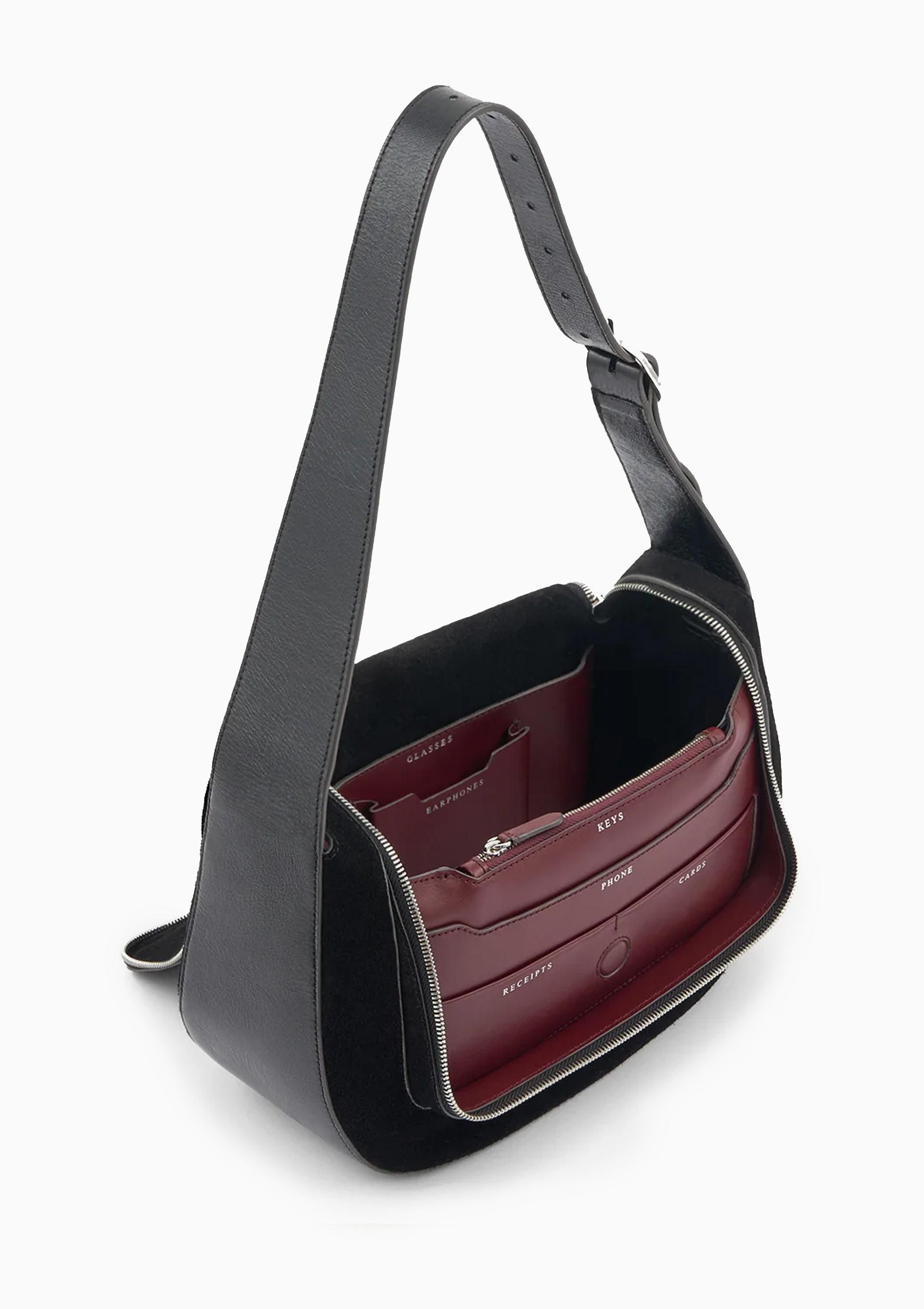 Vere New Shoulder Bag | Black Glossy