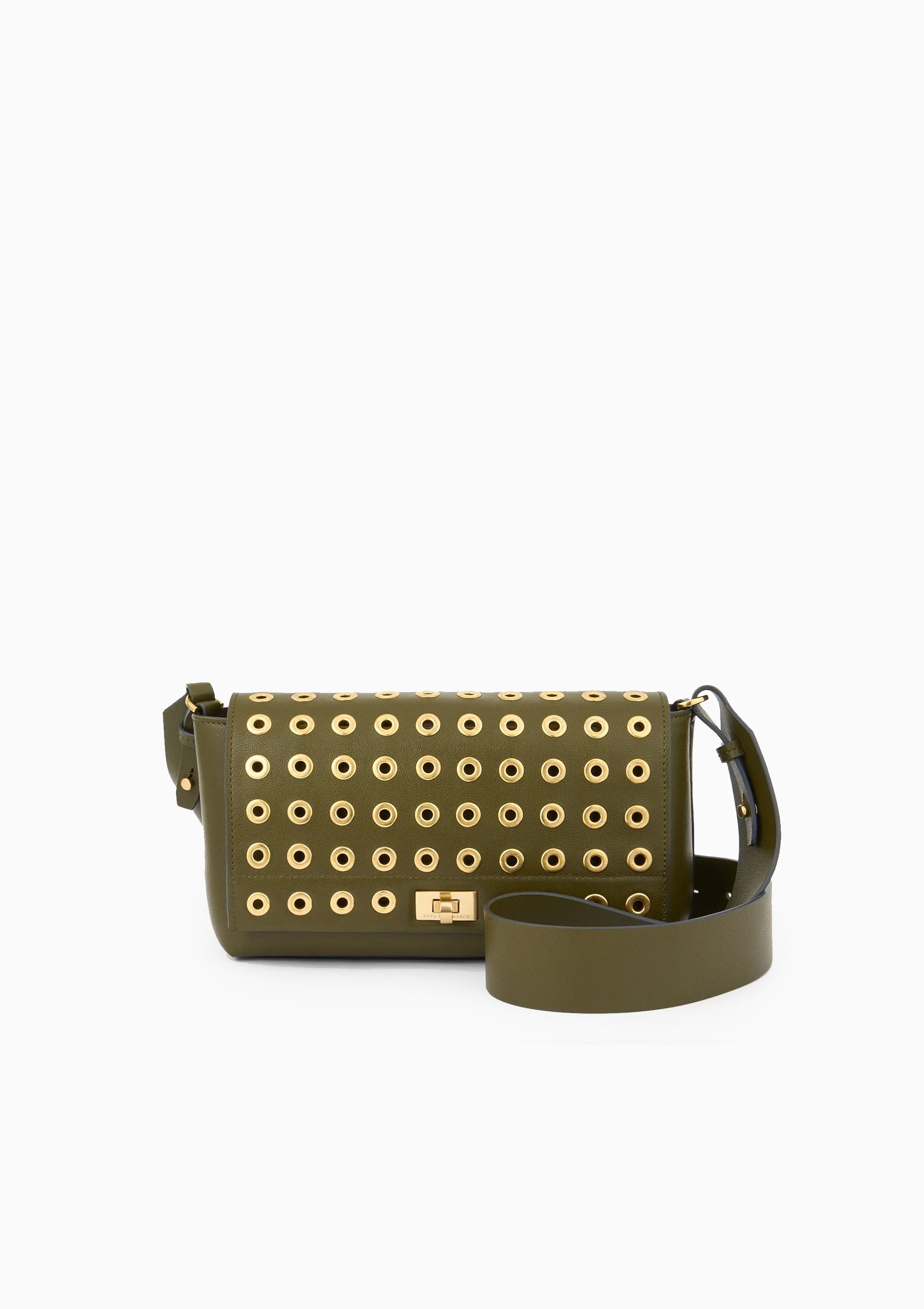Mortimer Eyelet Crossbody | Bonsai Green