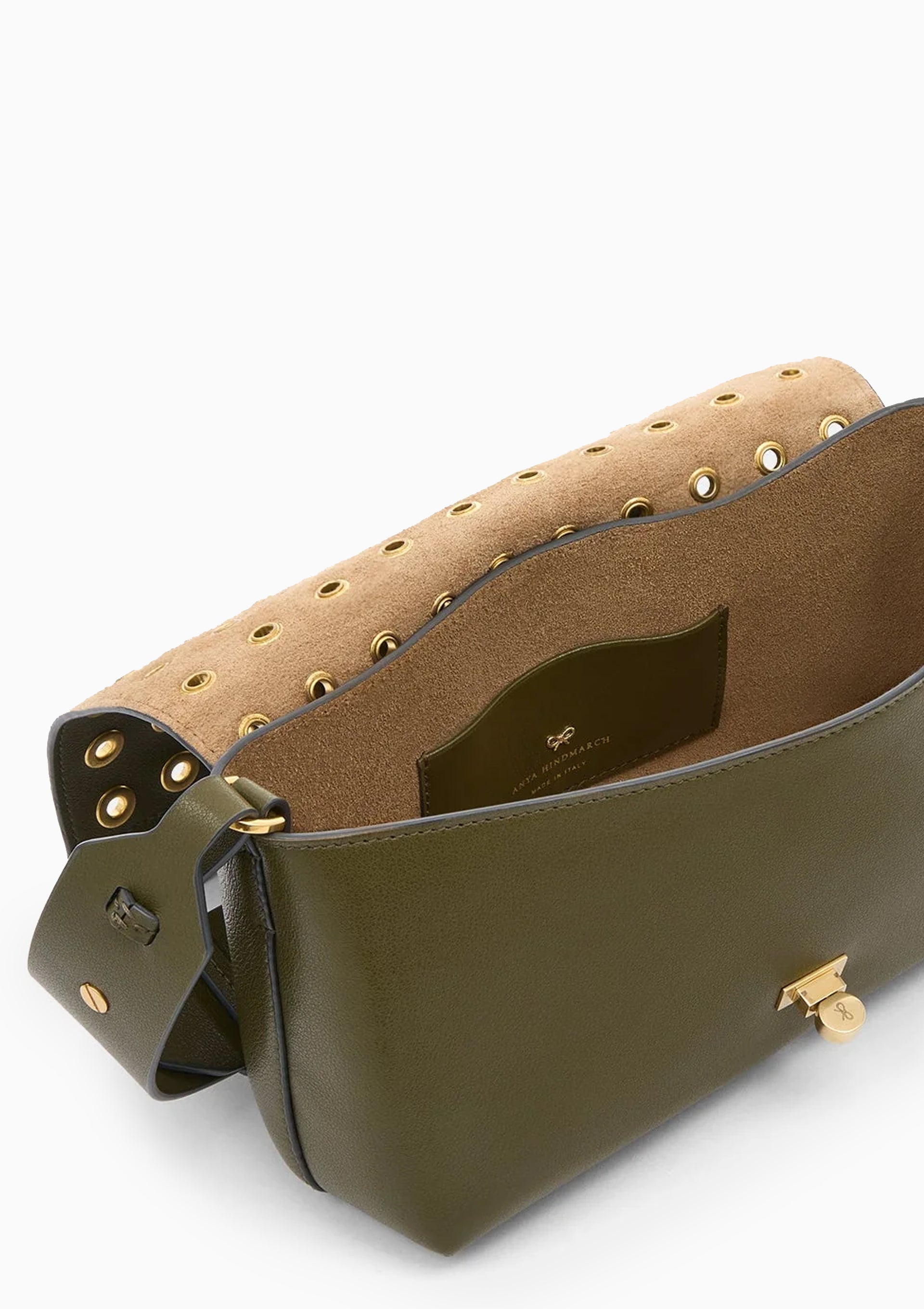 Mortimer Eyelet Crossbody | Bonsai Green