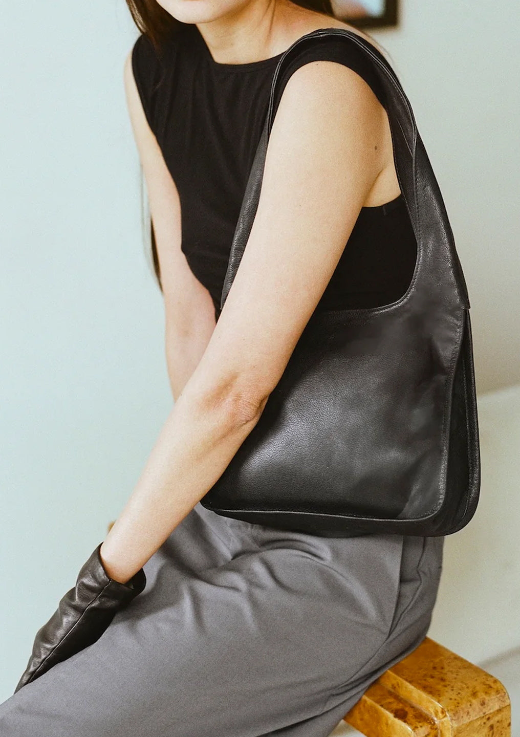 Clara Shoulder Bag | Black
