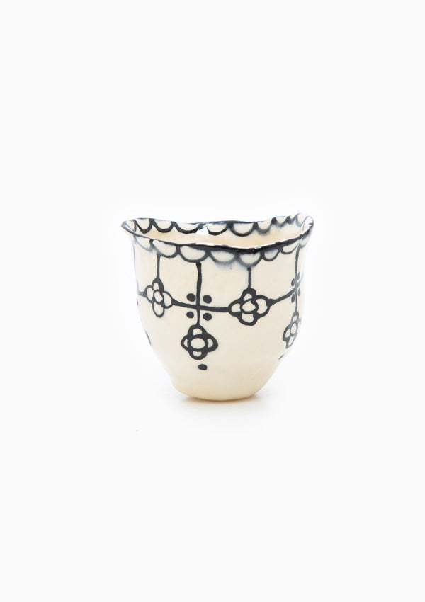 Handmade Lace Painted Wine Cup 22