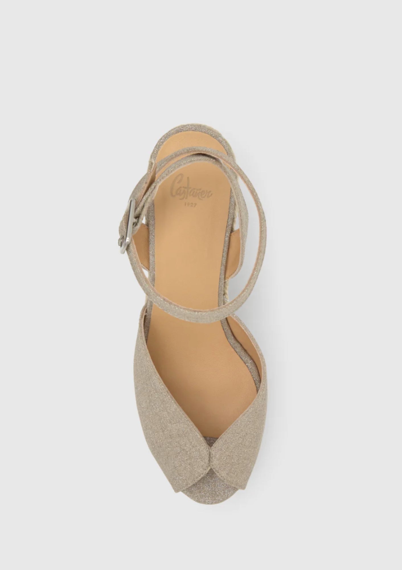 Blossom Linen Wedge 4.5" | Plata