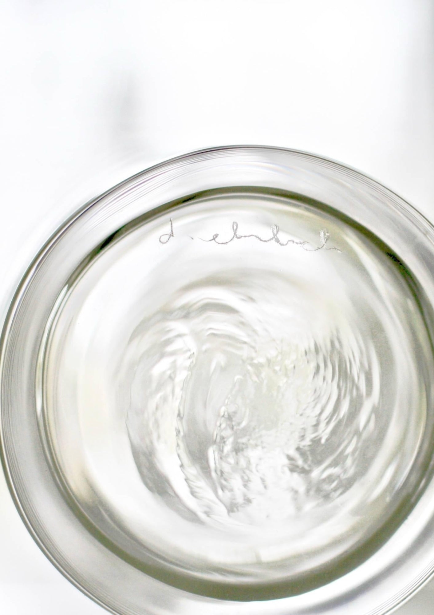 Crystal Water Glass