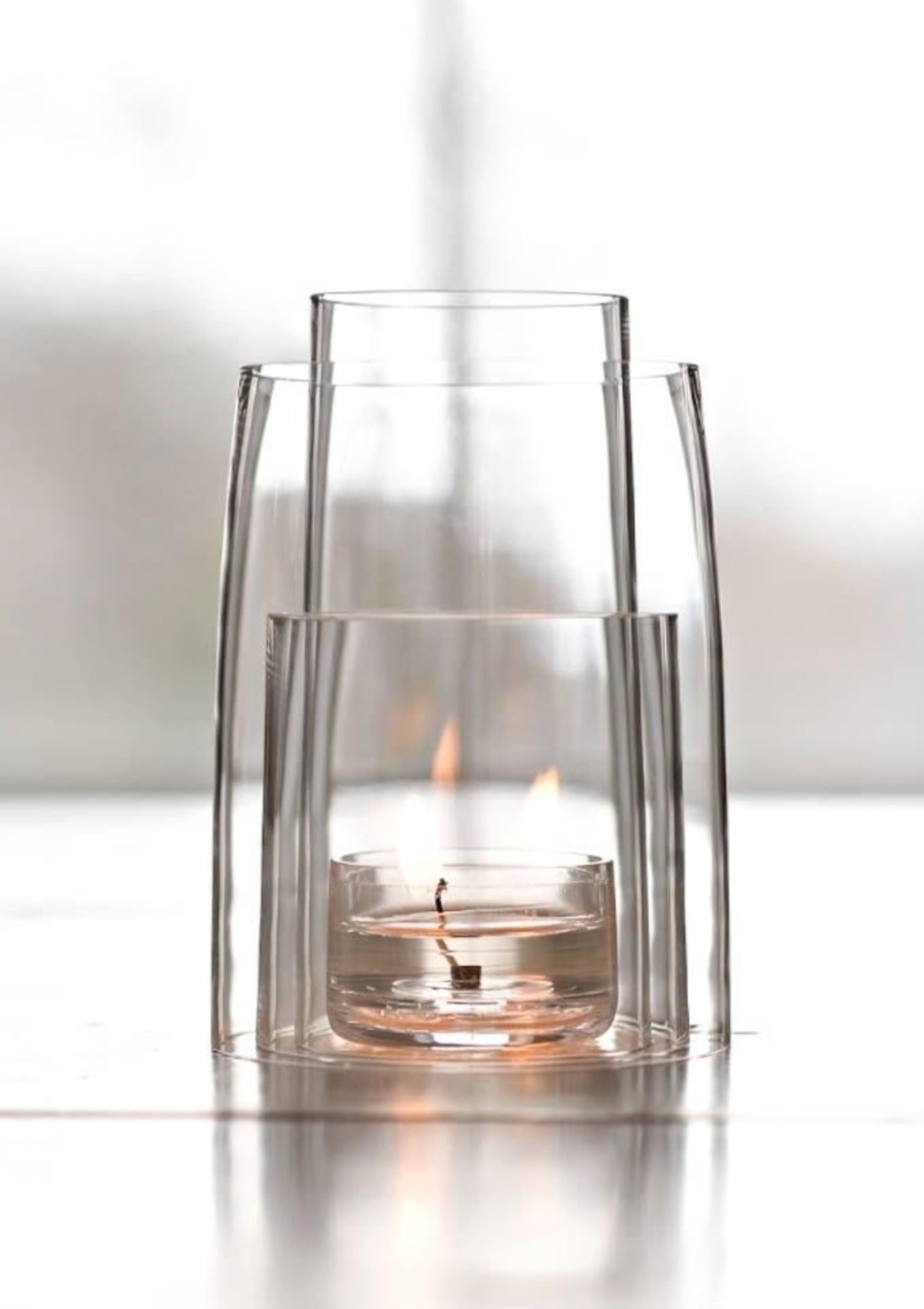 Crystal Tea Light Hurricane
