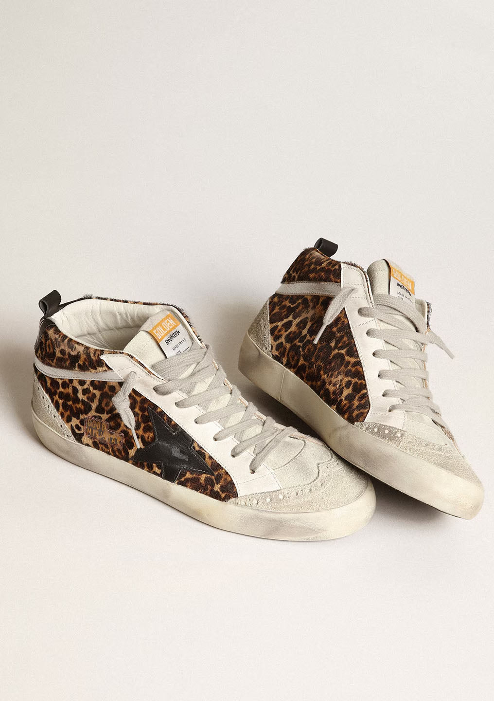 Mid Star Sneaker Leopard Print Pony
