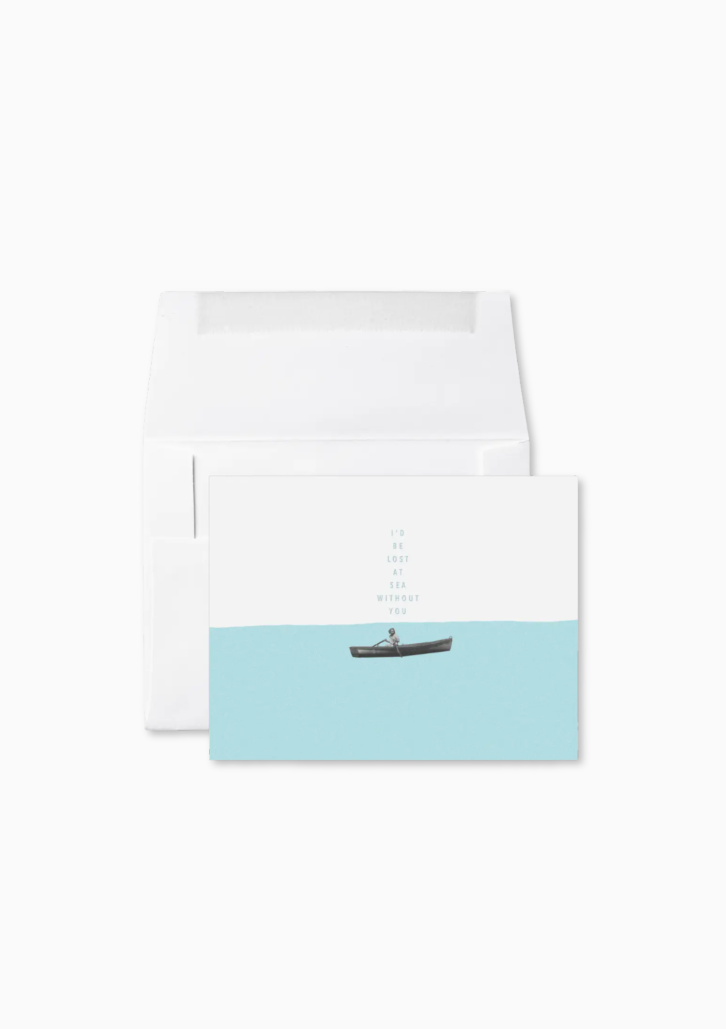 Rower I'd Be Lost At Sea Without You Greeting Card