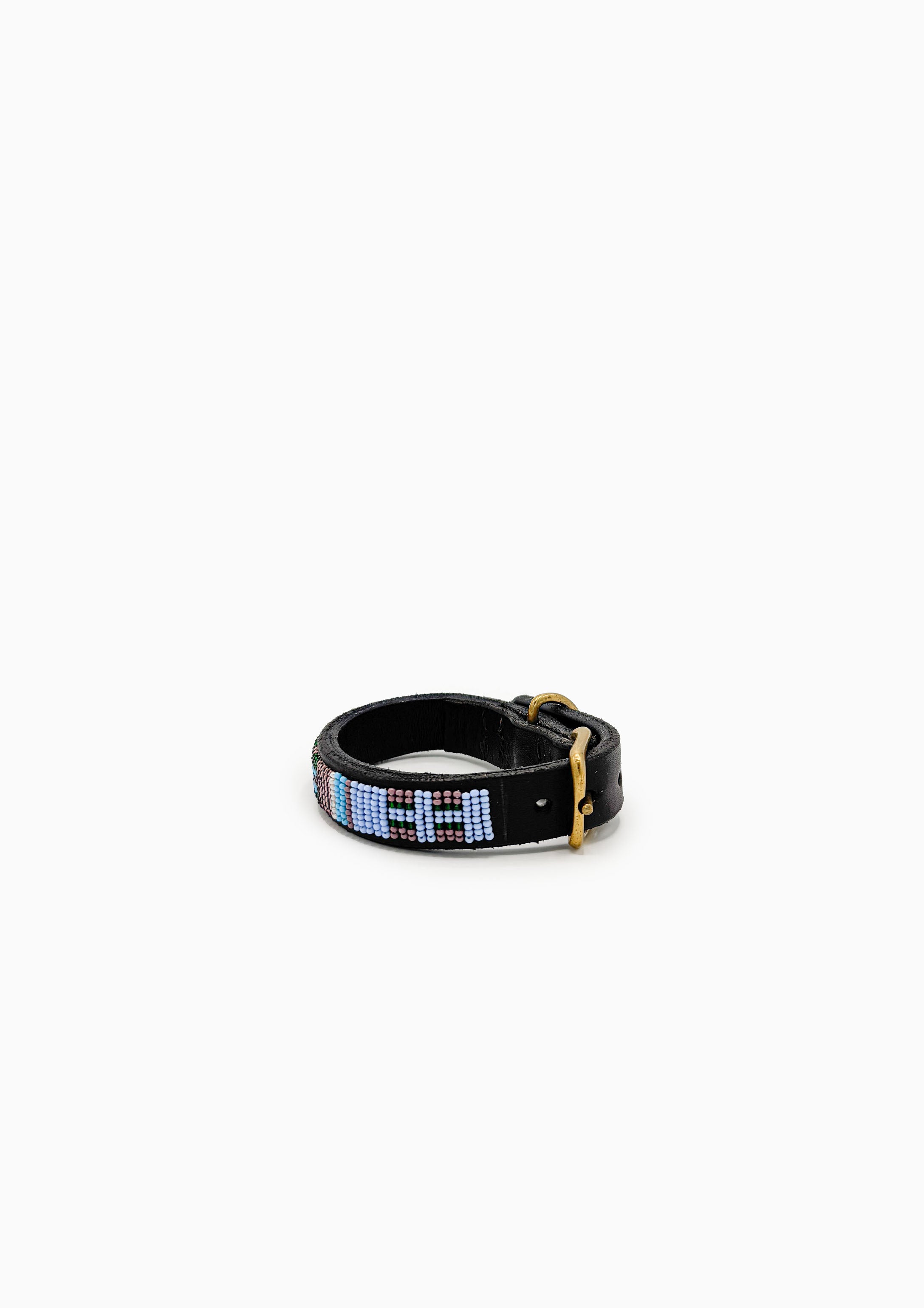Jacaranda Beaded Dog Collar | 10" Standard