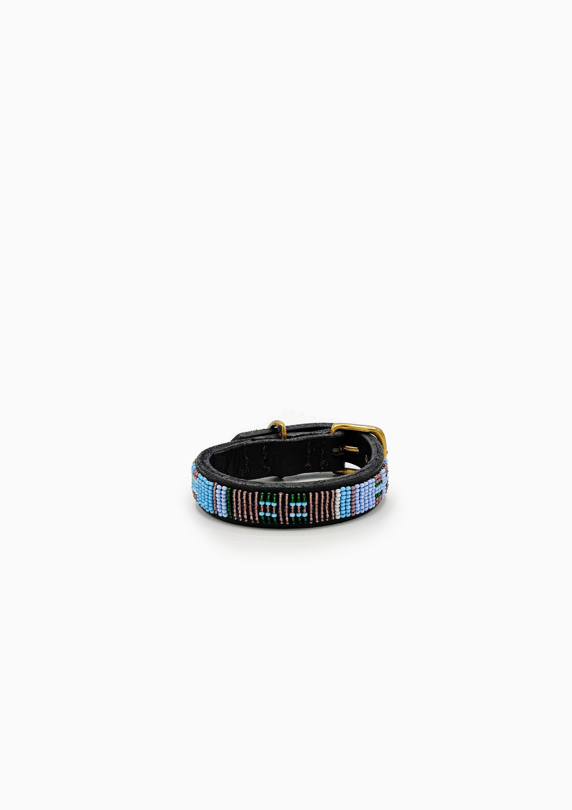 Jacaranda Beaded Dog Collar | 10" Standard