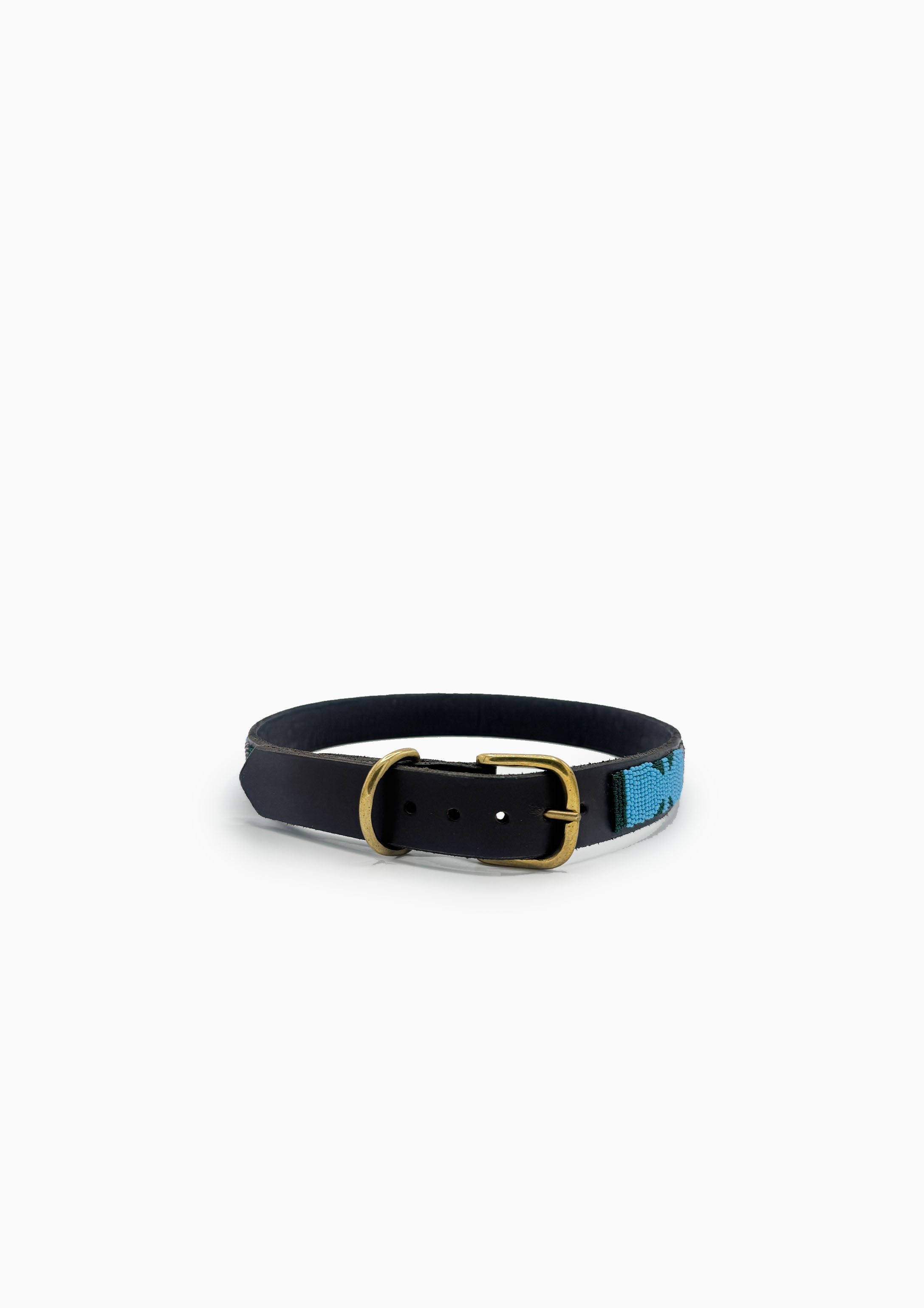 Jacaranda Beaded Dog Collar | 24" Wide
