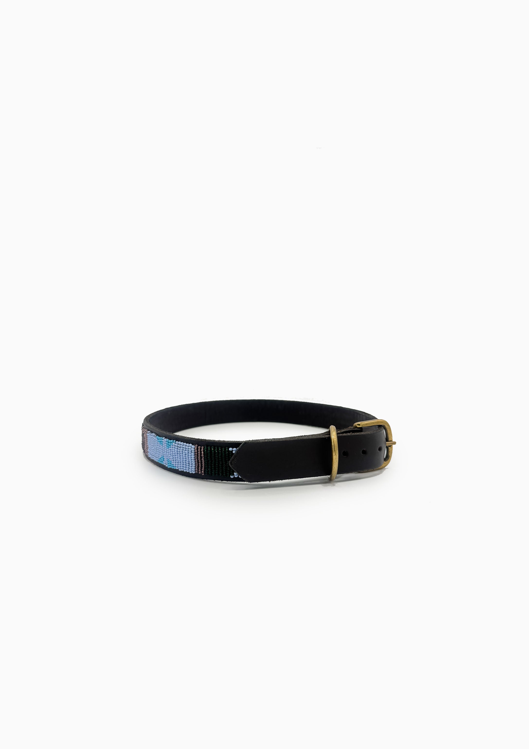 Jacaranda Beaded Dog Collar | 24" Wide