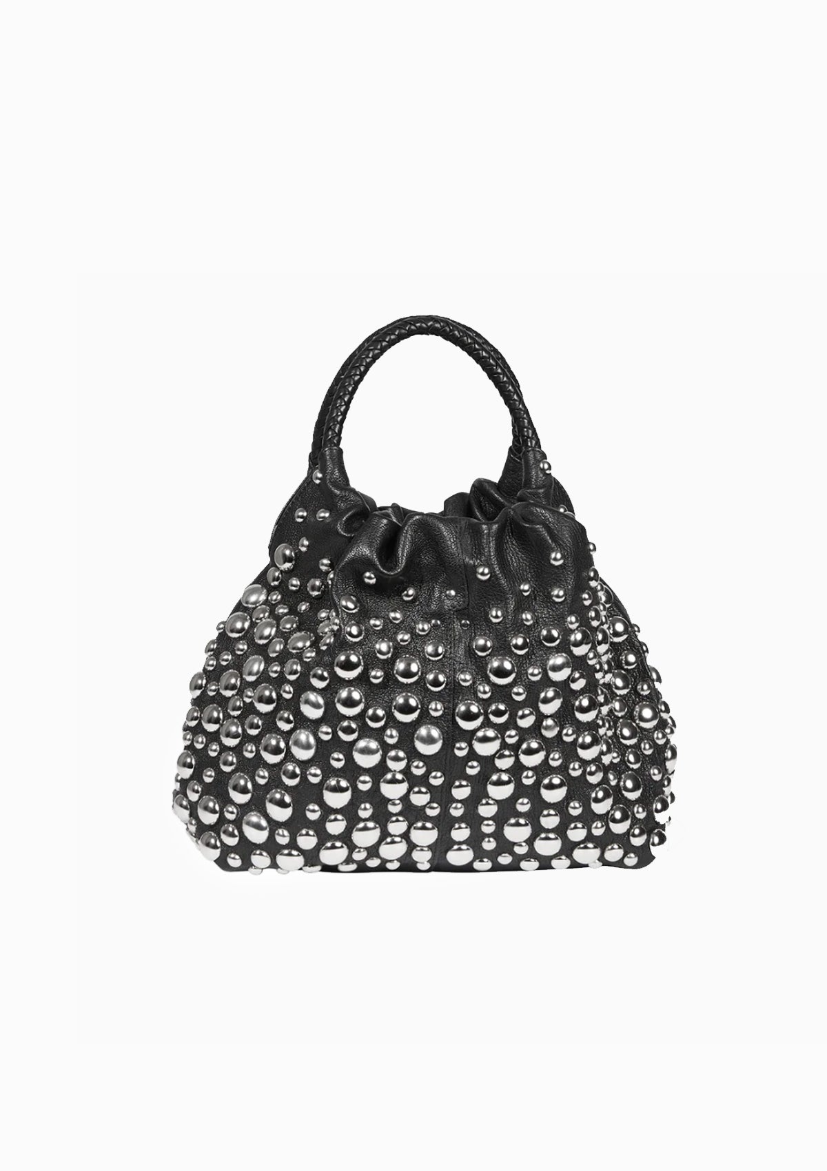 Gordi M Rivets | Noir Graine Silver