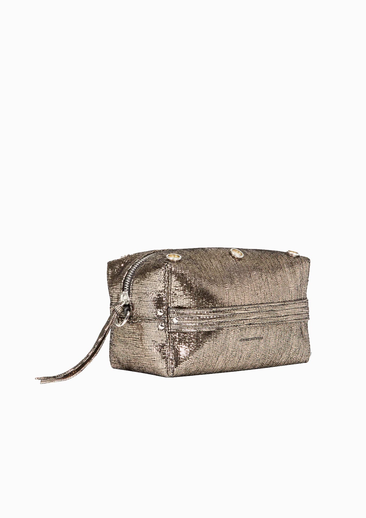 Lucky Case | Goatskin Lame Champagne
