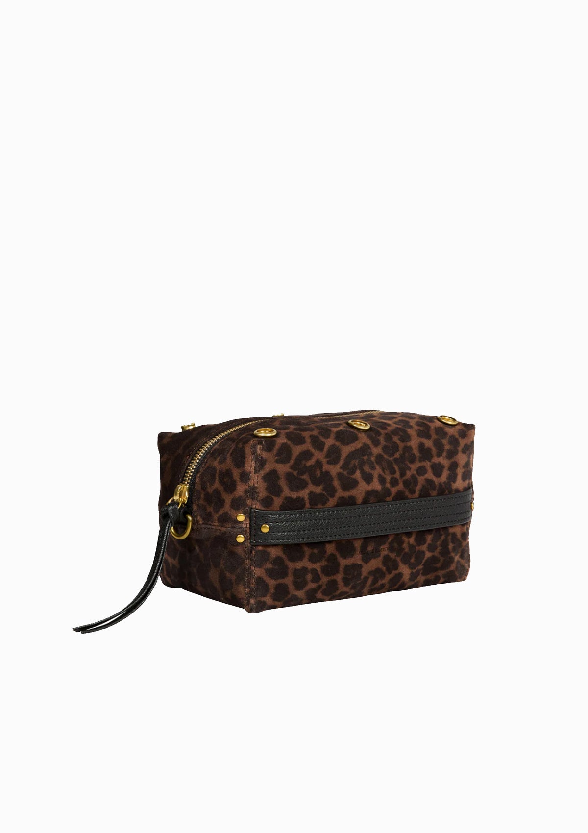Lucky Case | Split Suede Imprime Leopard Natural