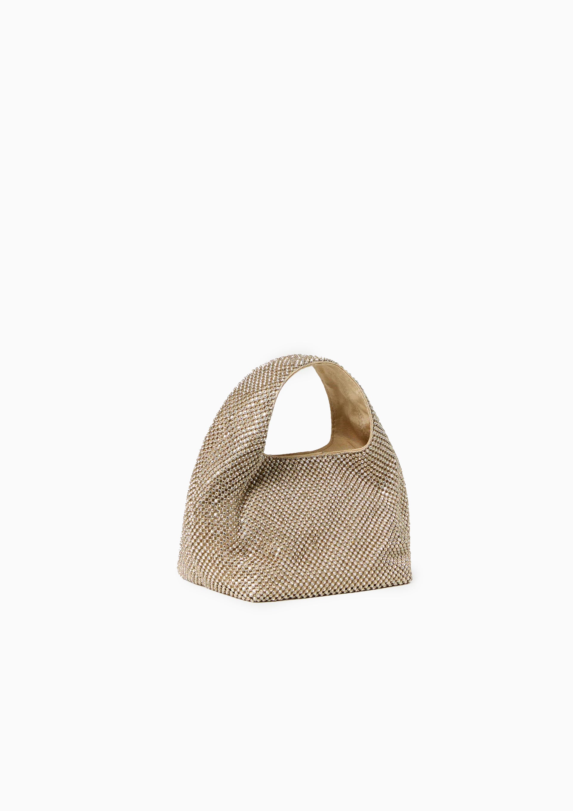 Kenzie Mini Bag | Gold Diamante