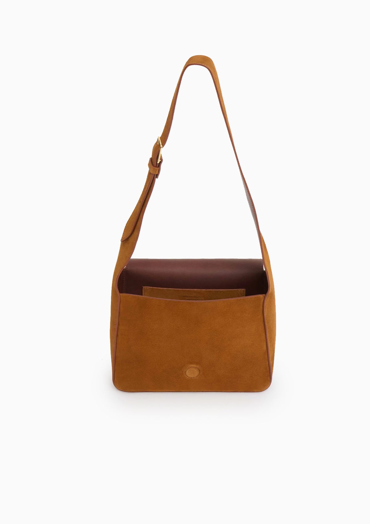 Box Shoulder Bag | Saddle Suede