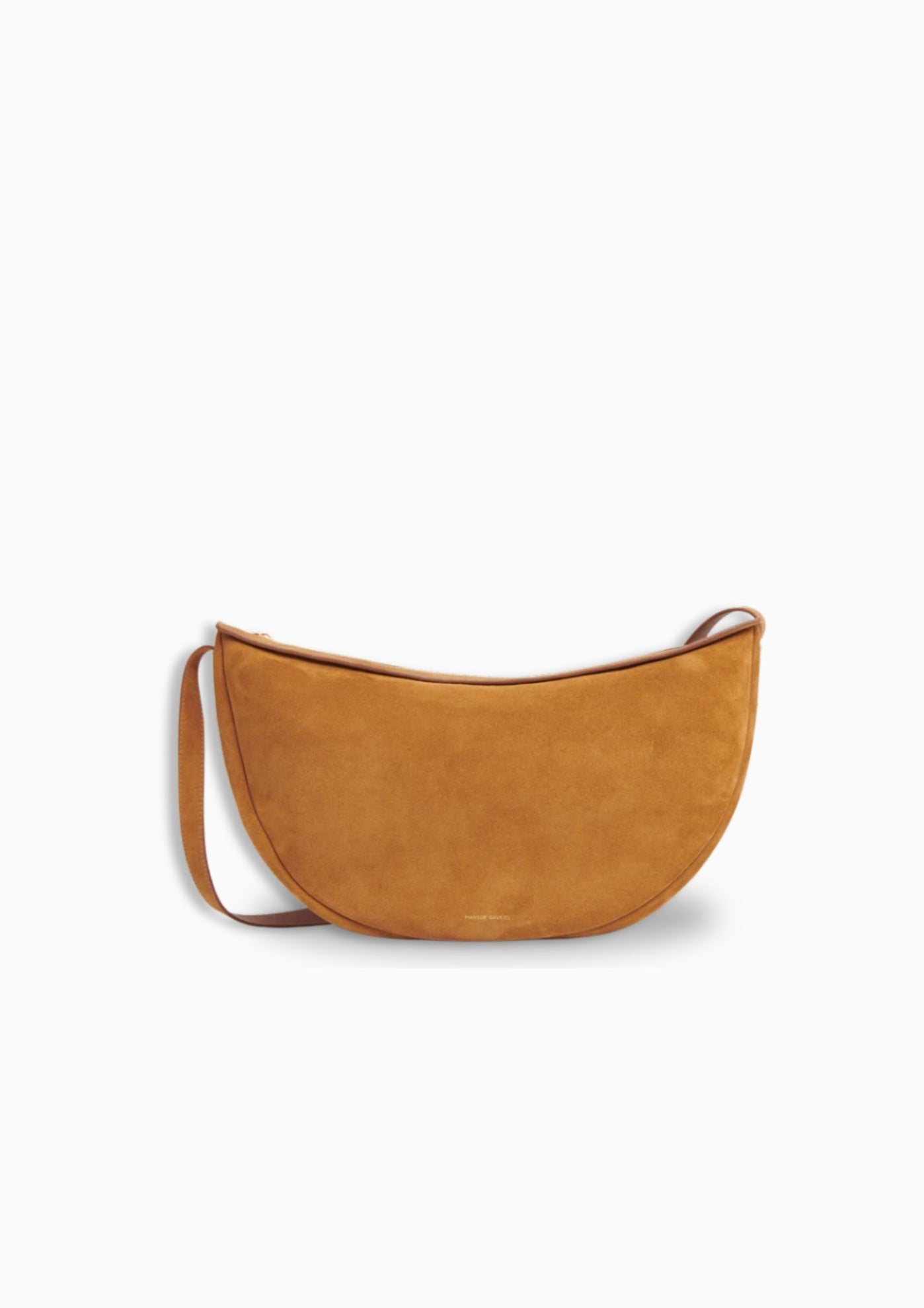 Large Moon Sling Bag | Caramel Suede