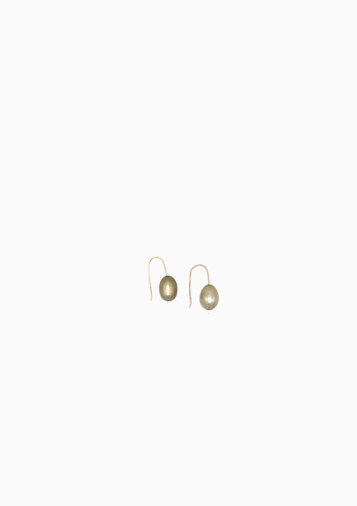Petite Baroque Pearl Drop Earrings | Golden
