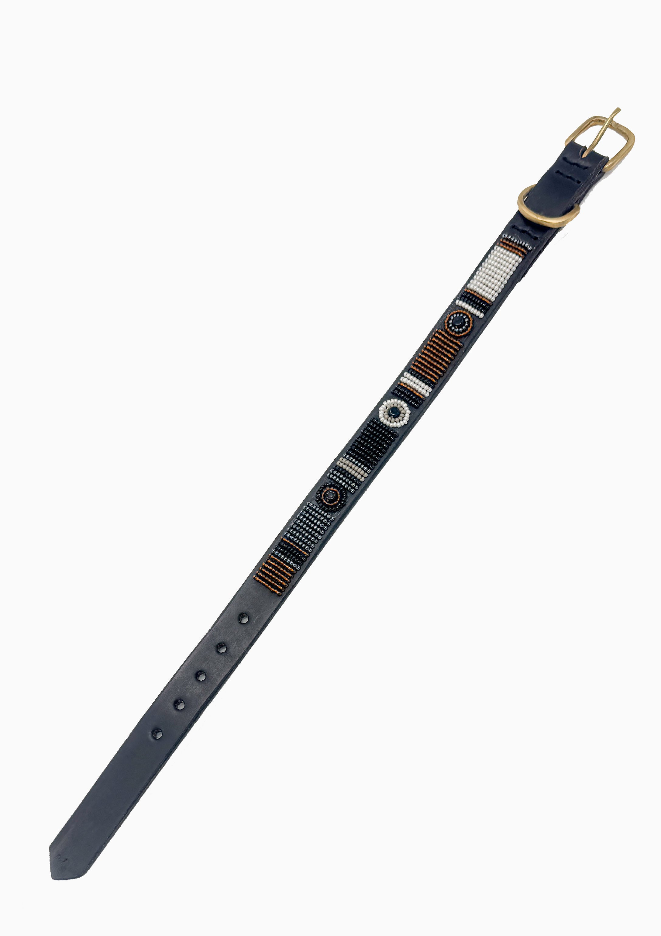 Oryx Beaded Dog Collar | 12" Standard