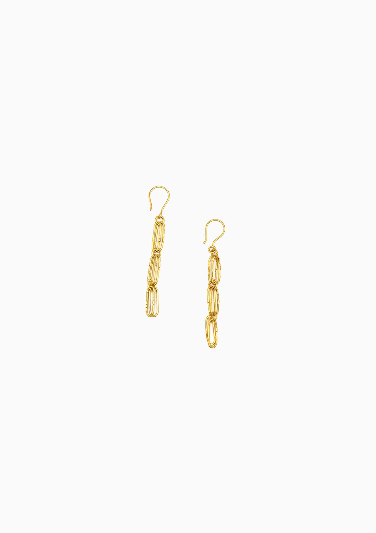 18kt Gold Vermeil PSTM Afghanistan Lajward Marmarin Earrings