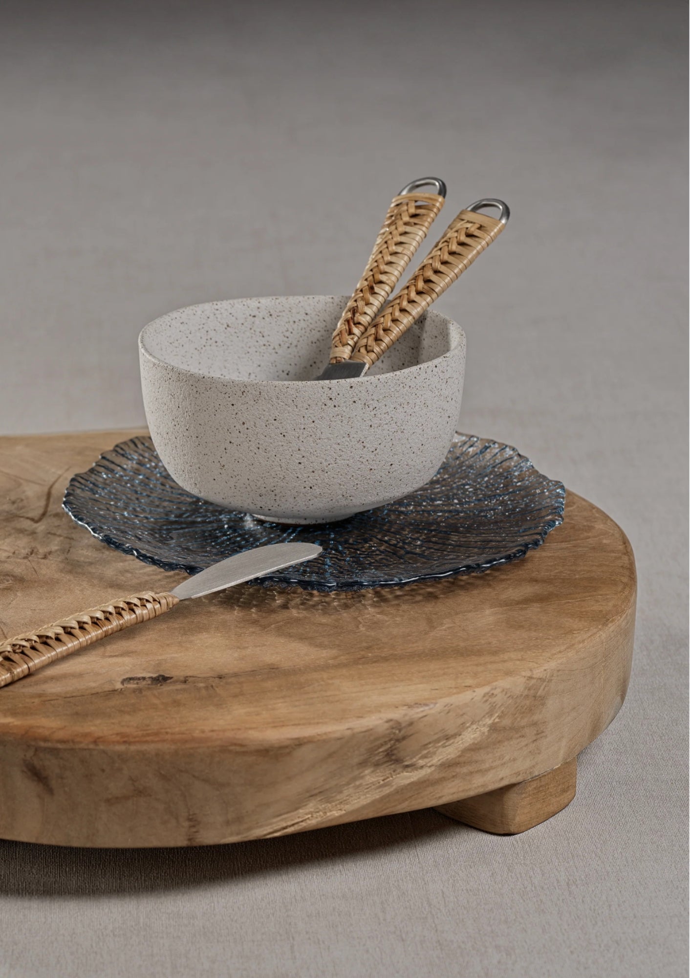 Large Punta Mita Teak charcuterie board, available at Diani