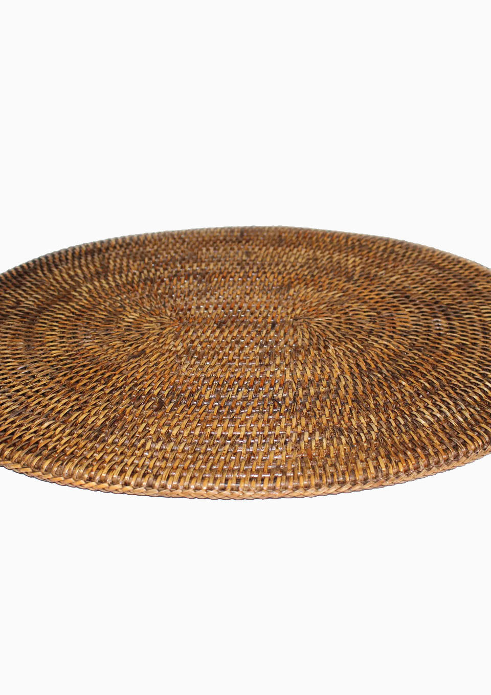 Rattan Oval Placemat | Brown