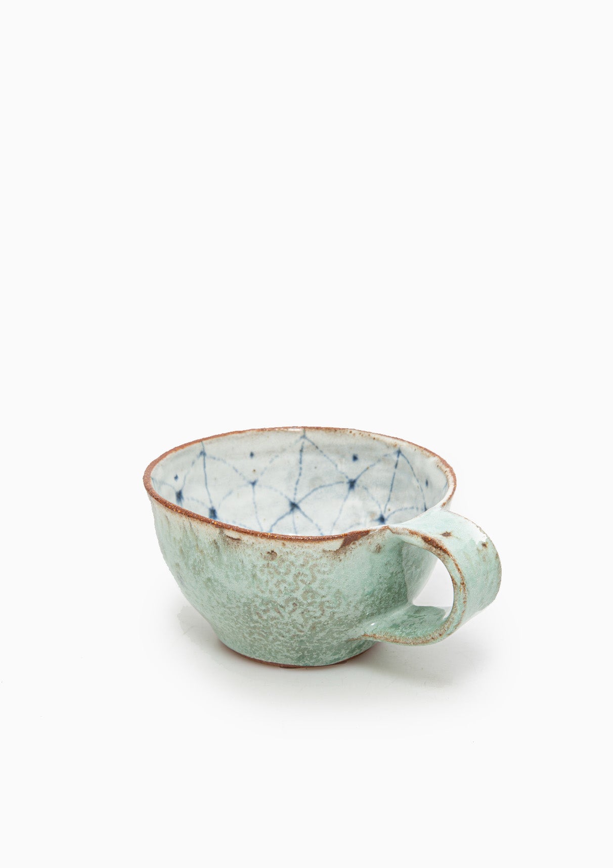 Cappuccino Cup Wildflower Blue 2