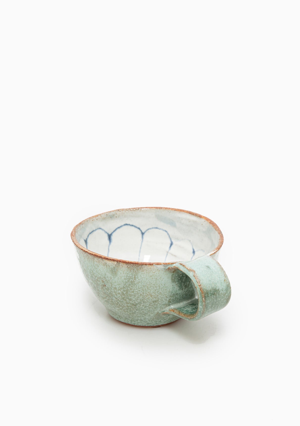 Cappuccino Cup Wildflower Blue 4