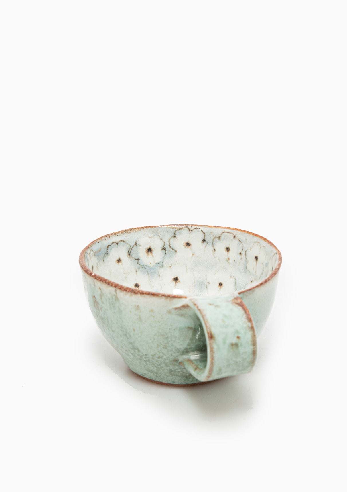 Cappuccino Cup Wildflower Grey 11