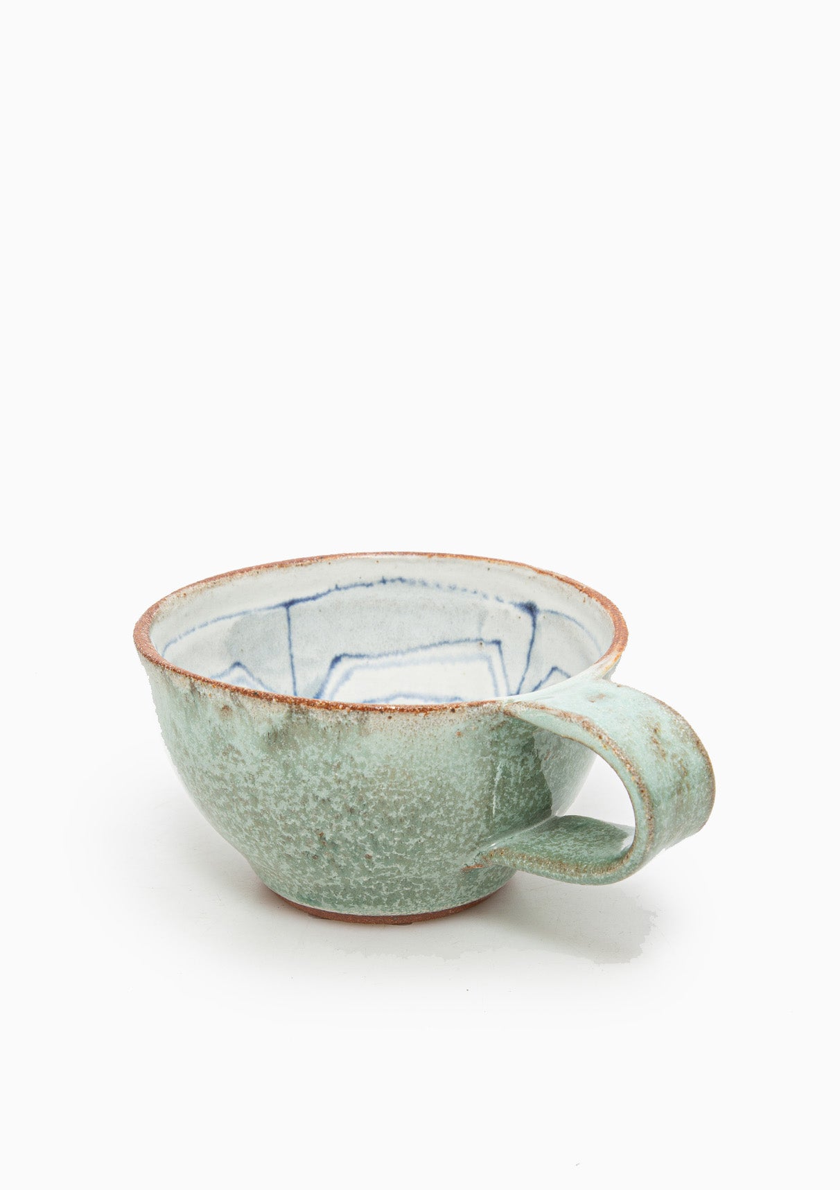 Cappuccino Cup Wildflower Blue 6