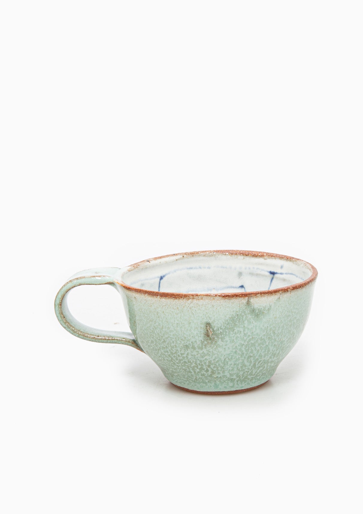 Cappuccino Cup Wildflower Blue 6