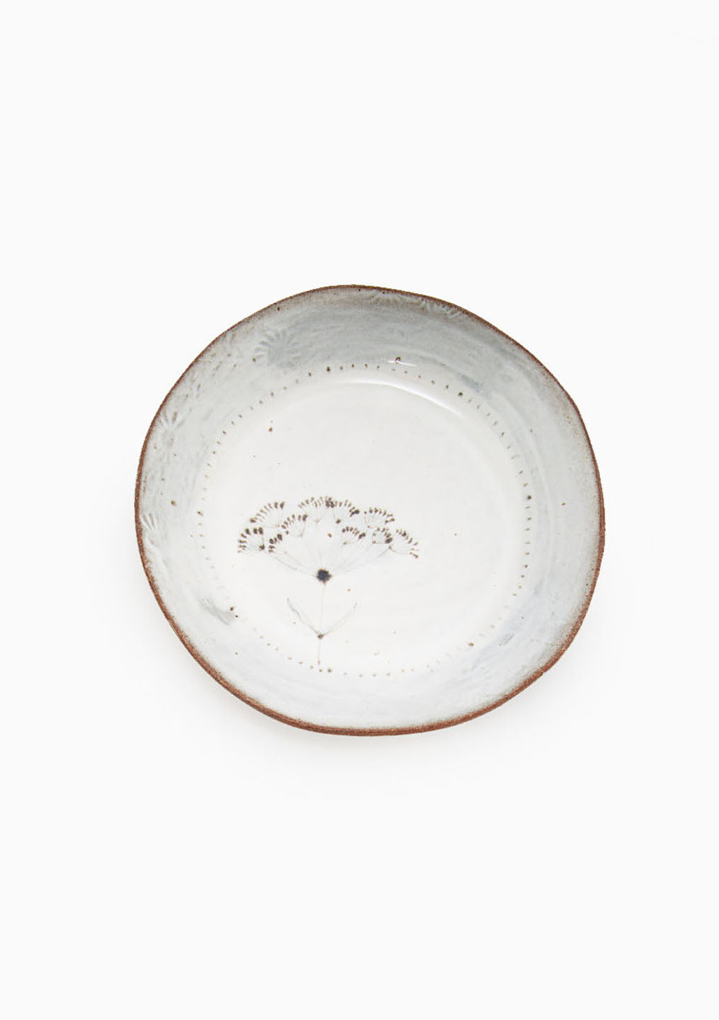 Salad Plate Wildflower Grey 4