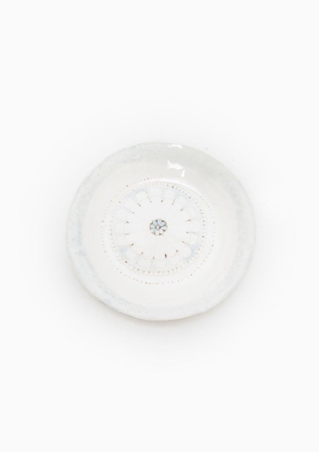 Salad Plate Wildflower Light Blue 1