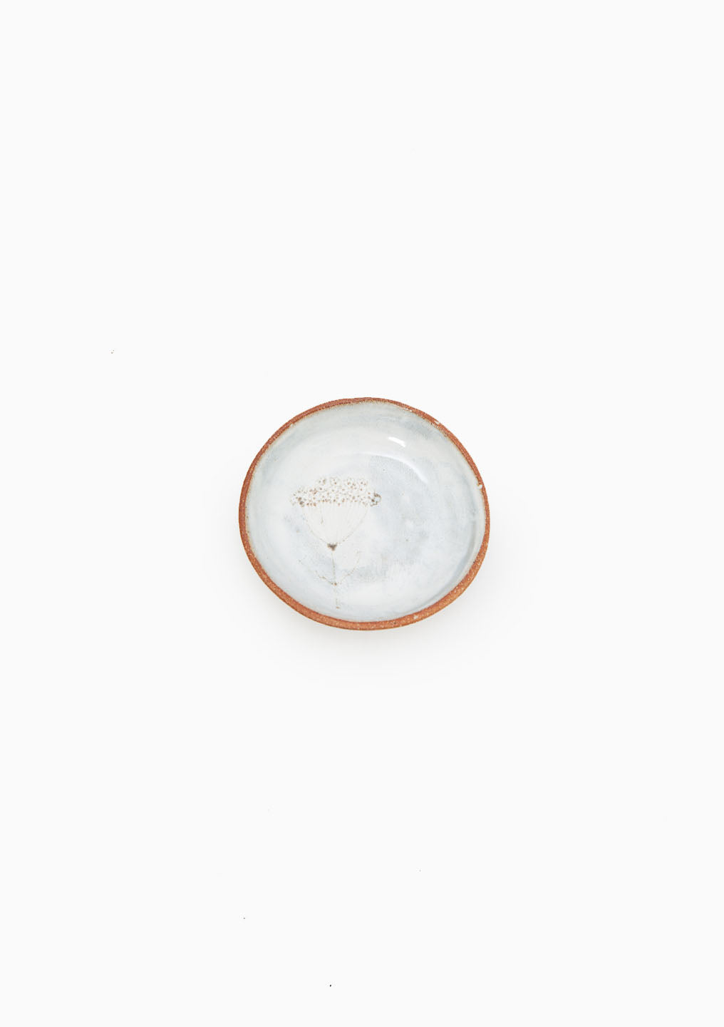 Small Plate Wildflower Grey 8