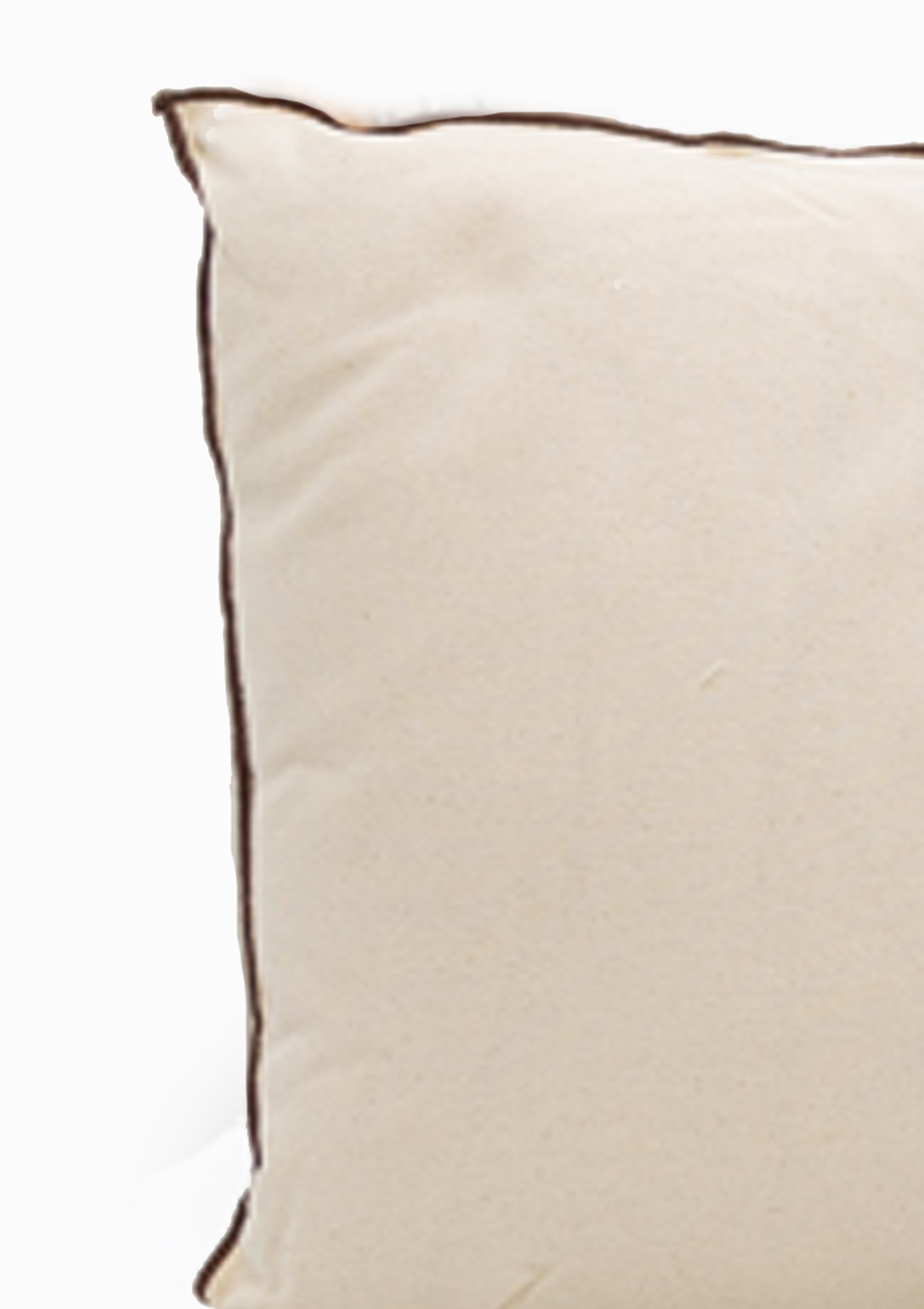 Bolster Cushion | Au Natural/Safari Brown, 14" x 48"