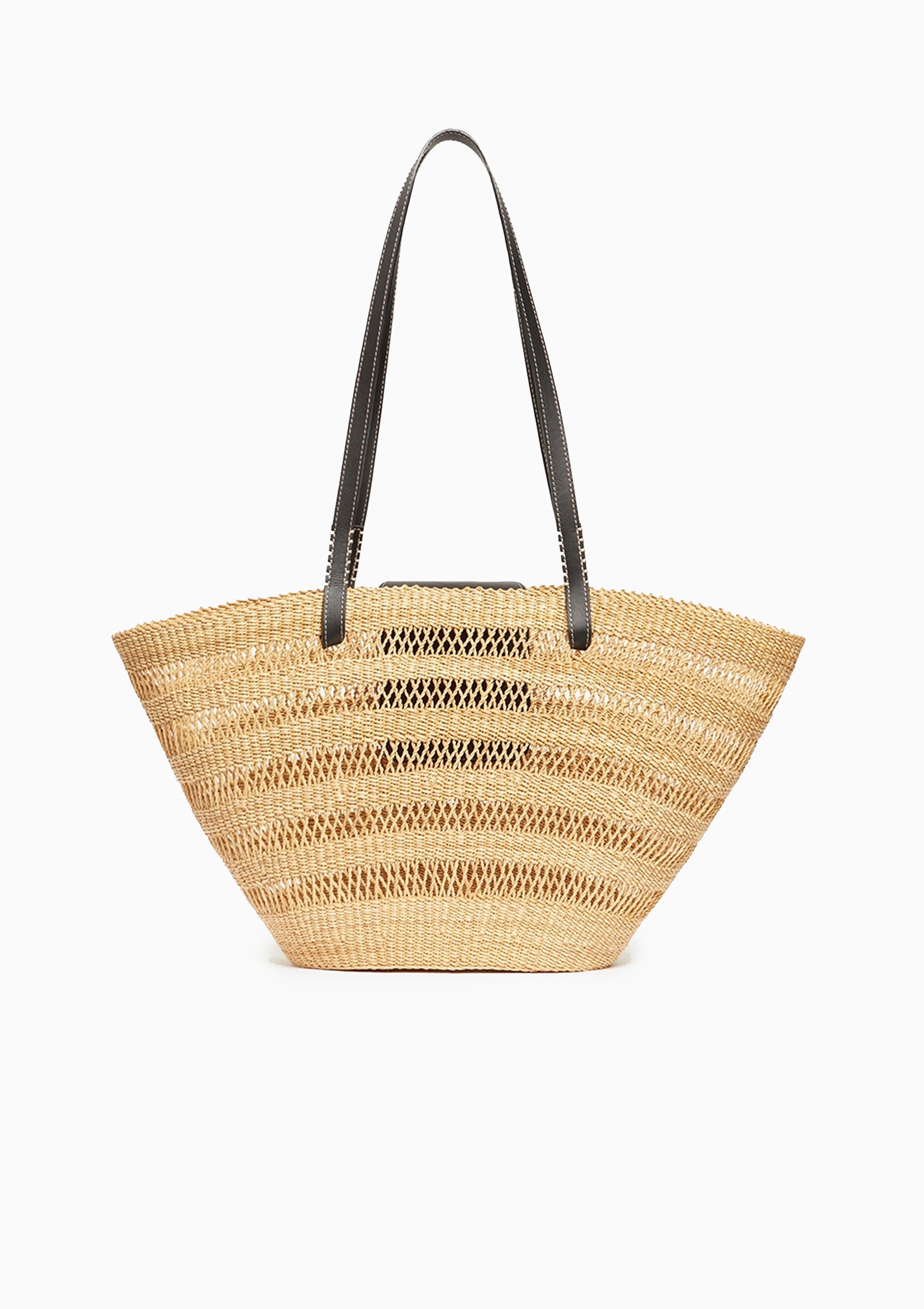 Elephant Grass Basket | Noir