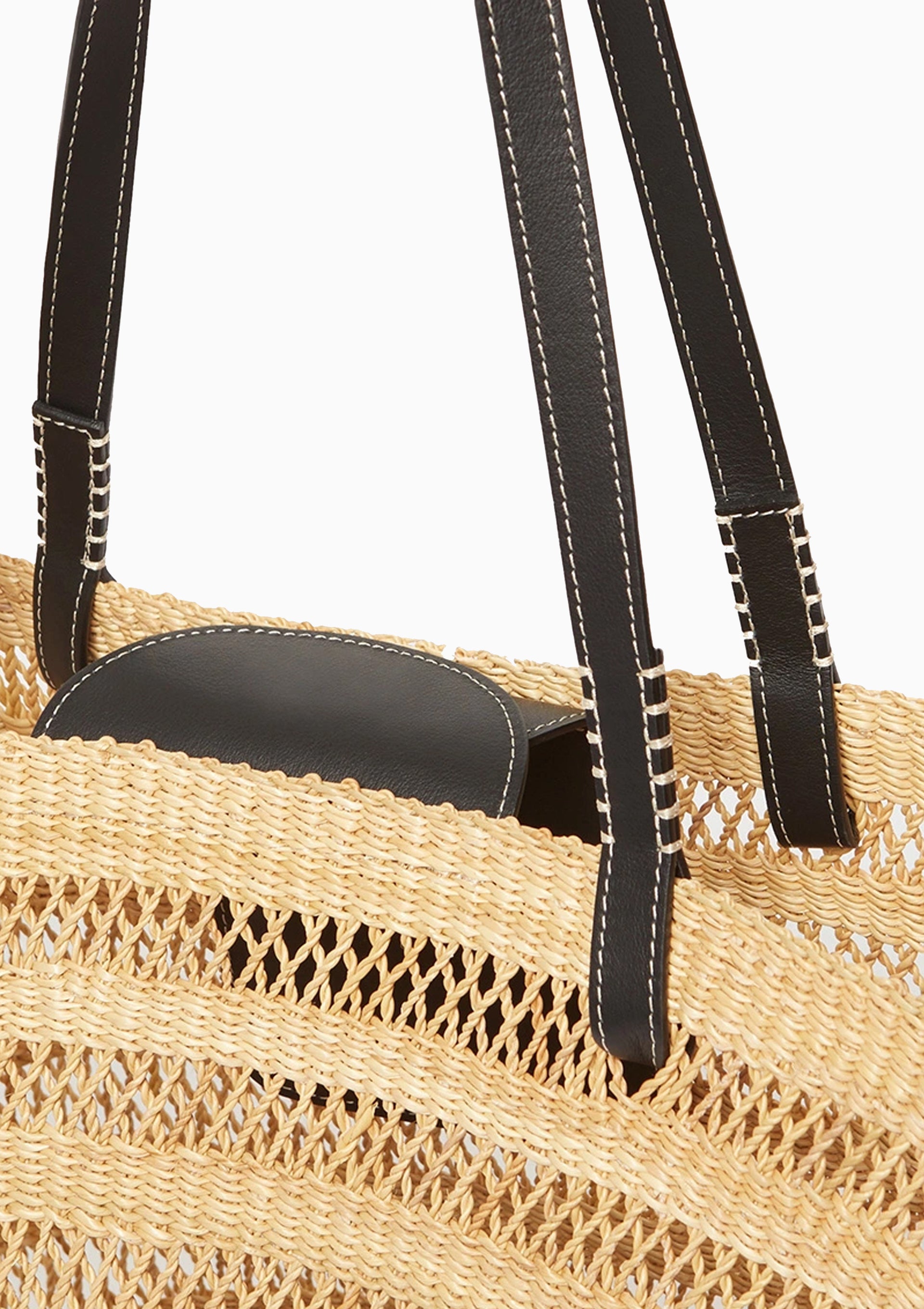 Elephant Grass Basket | Noir