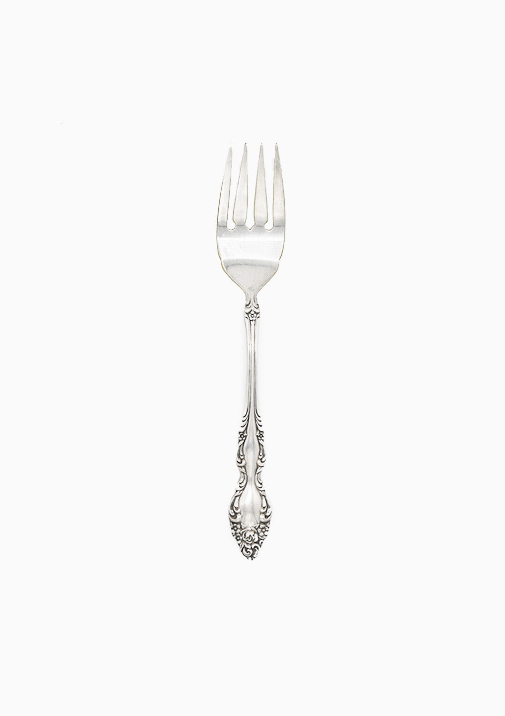 Vintage Rogers Baroque Rose Dessert Fork