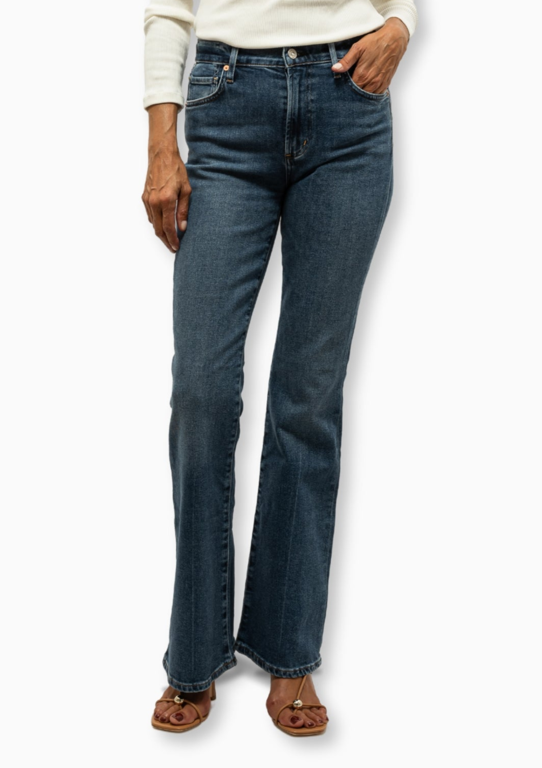 Lilah High Rise Bootcut 32.5" | Abalone