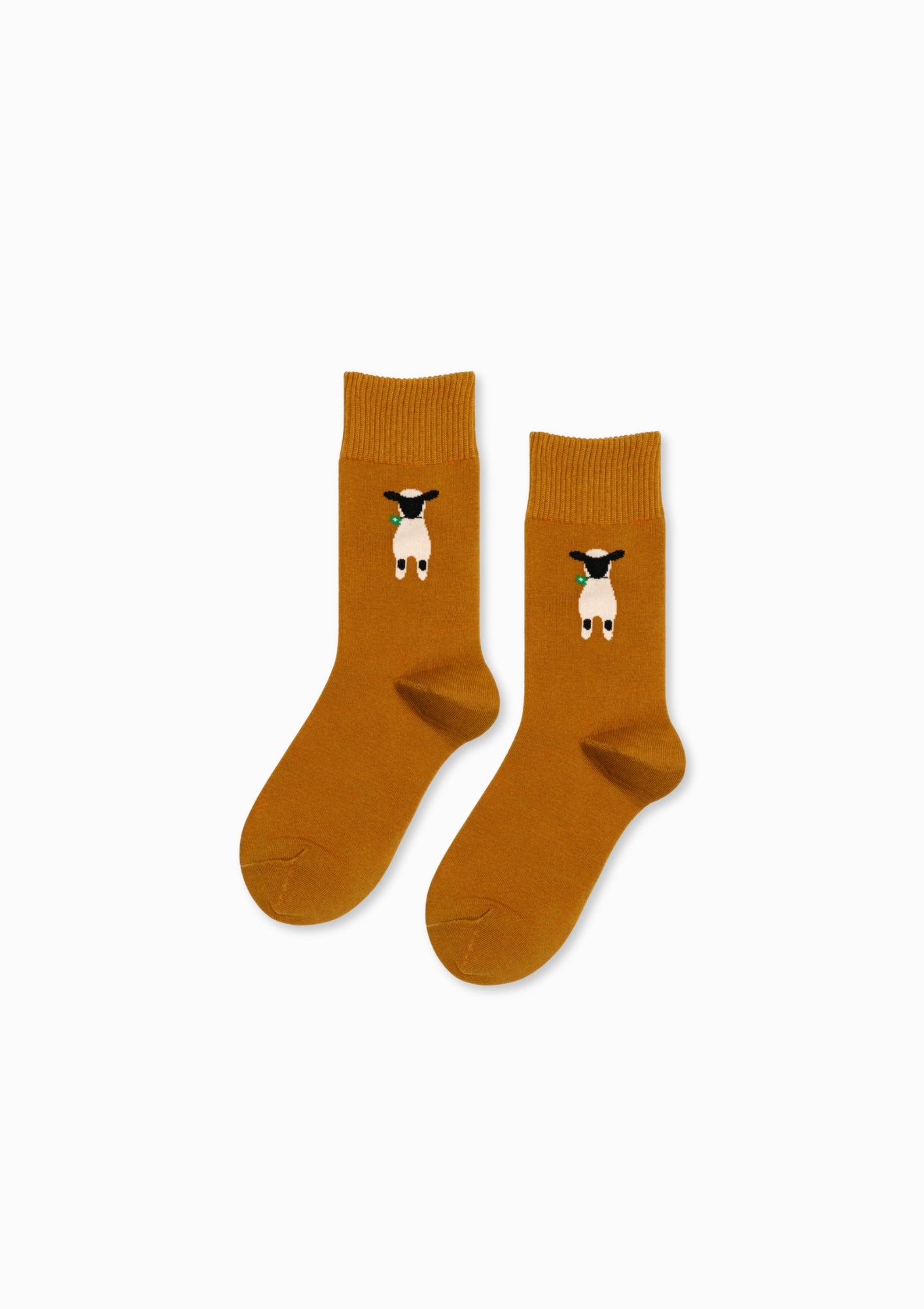 Hansel from Basel Nice to Meet Ewe crew socks. Available at Diani.