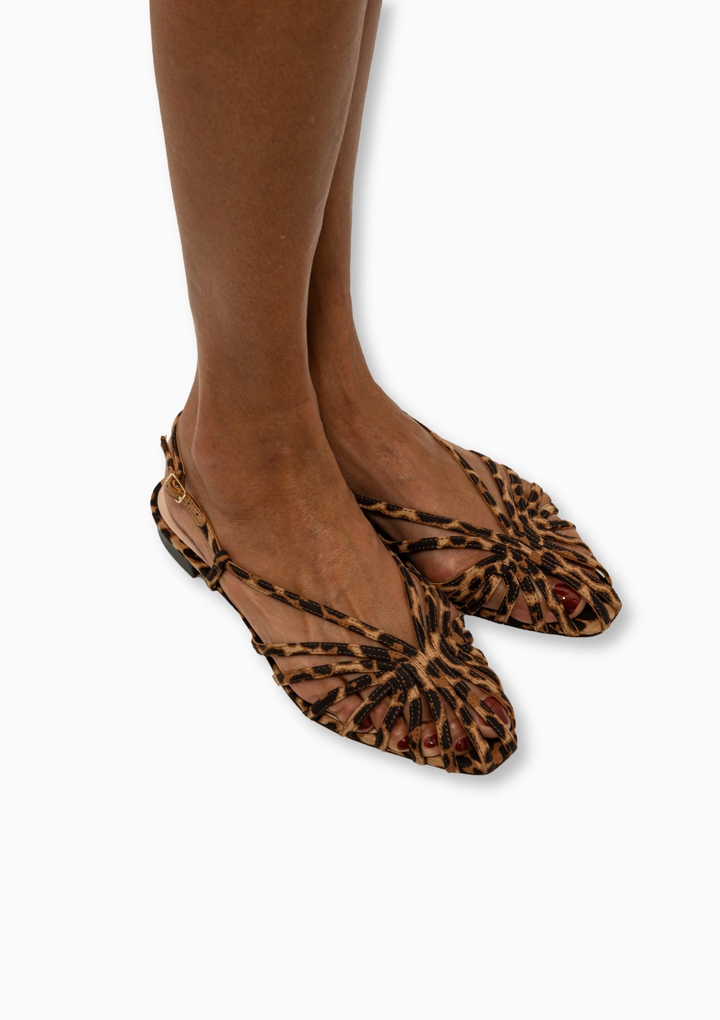Devon Slingback Sandal | Leopard
