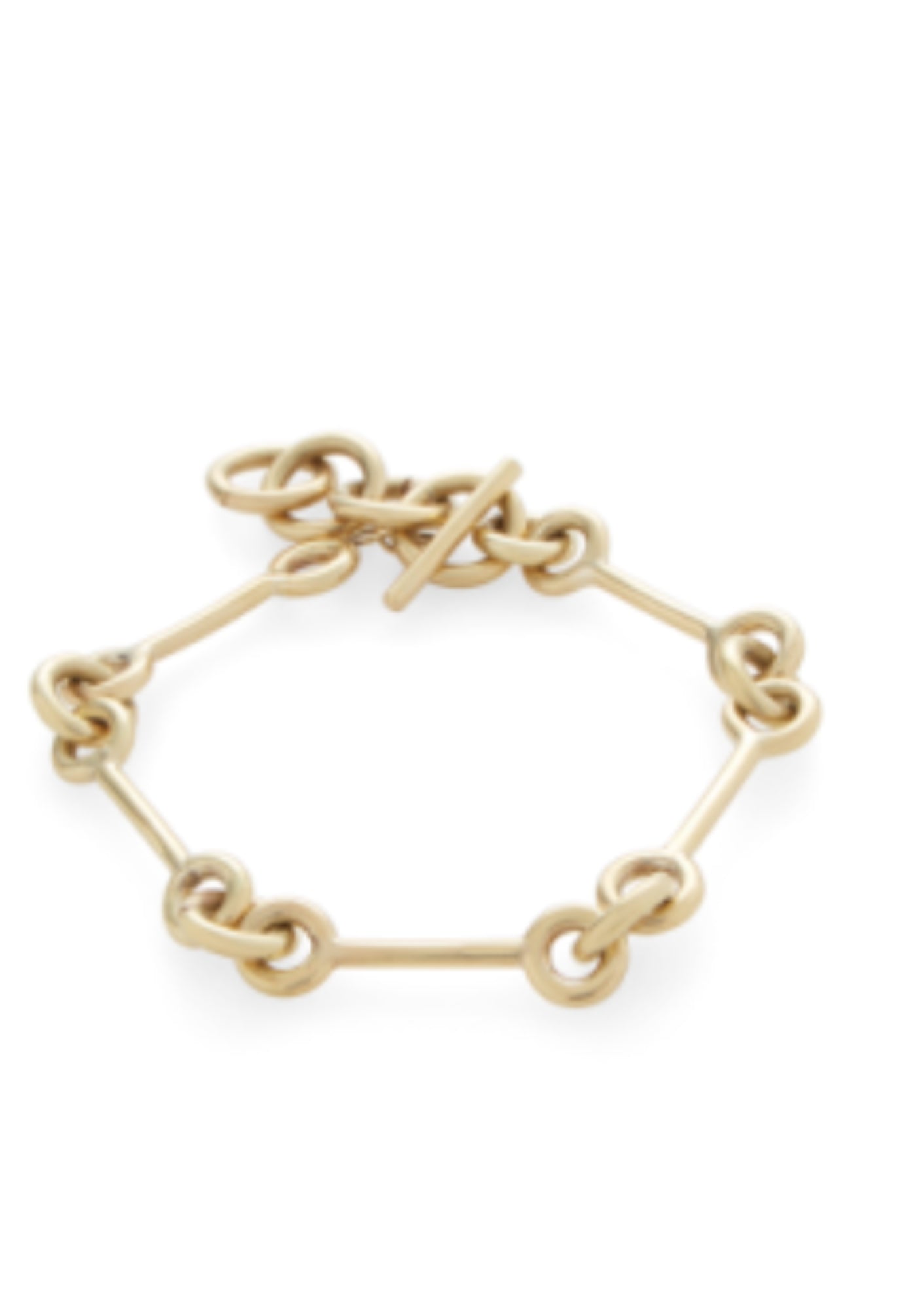 Gold Code Link Bracelet by Soko, available at Diani.