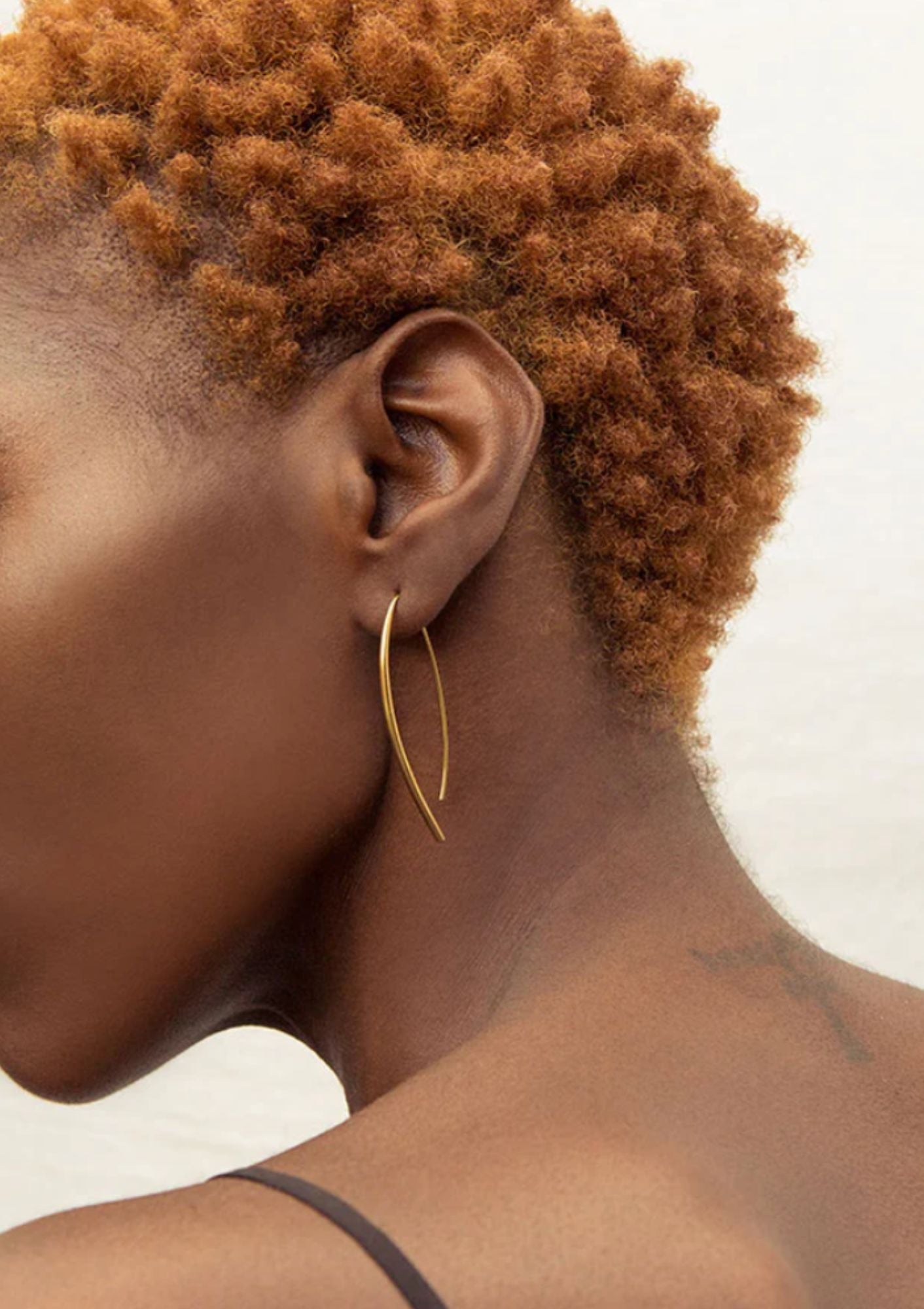 Soko Petite Bow Earrings in Gold, available at Diani.