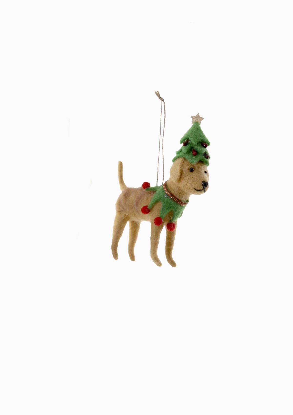 Felt Yellow Lab Ornament