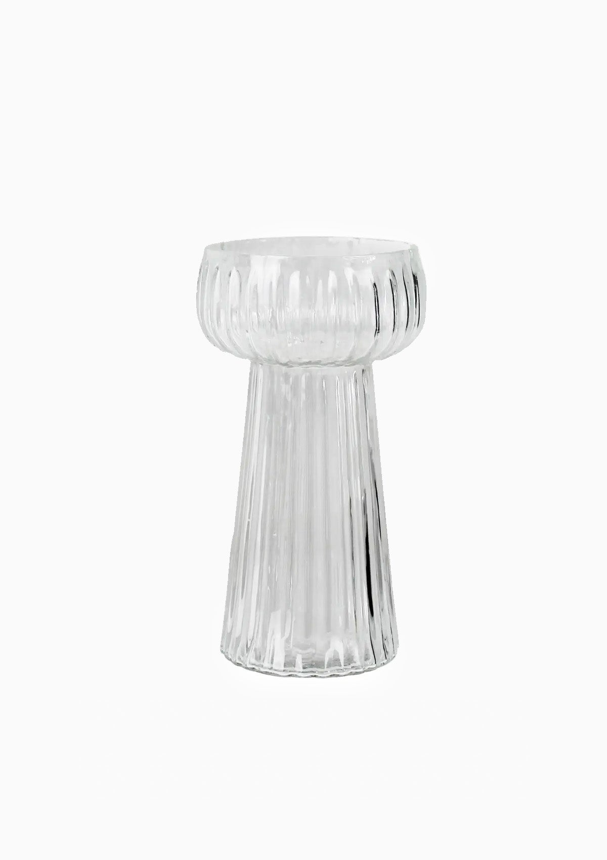 Fluted Ribbed Bulb Vase | Small
