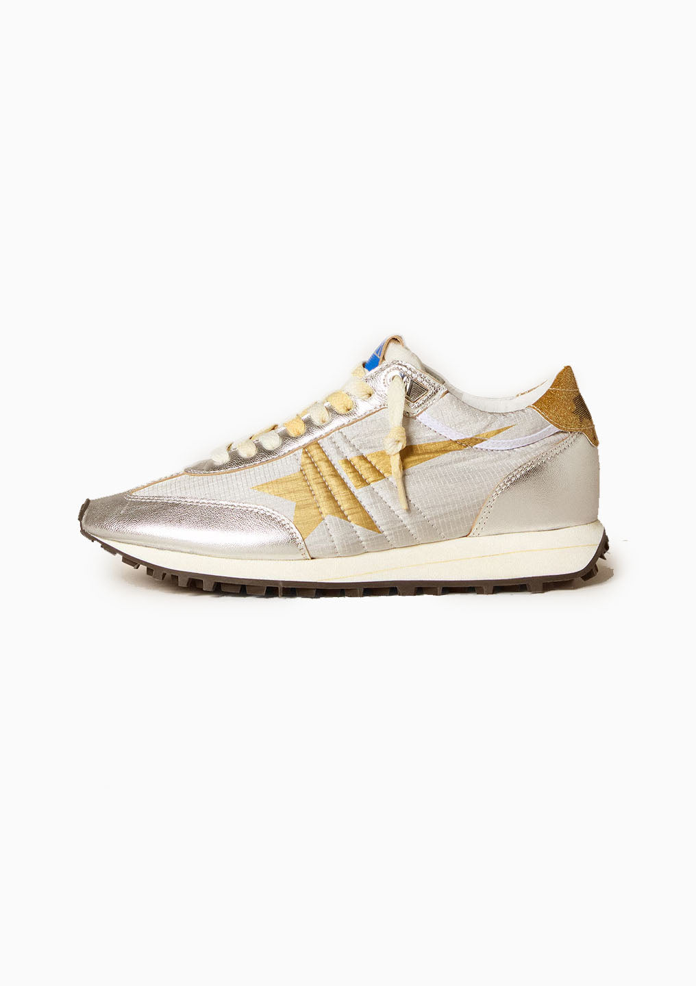 Marathon Sneaker Ripstop Nylon Upper | Silver/Gold
