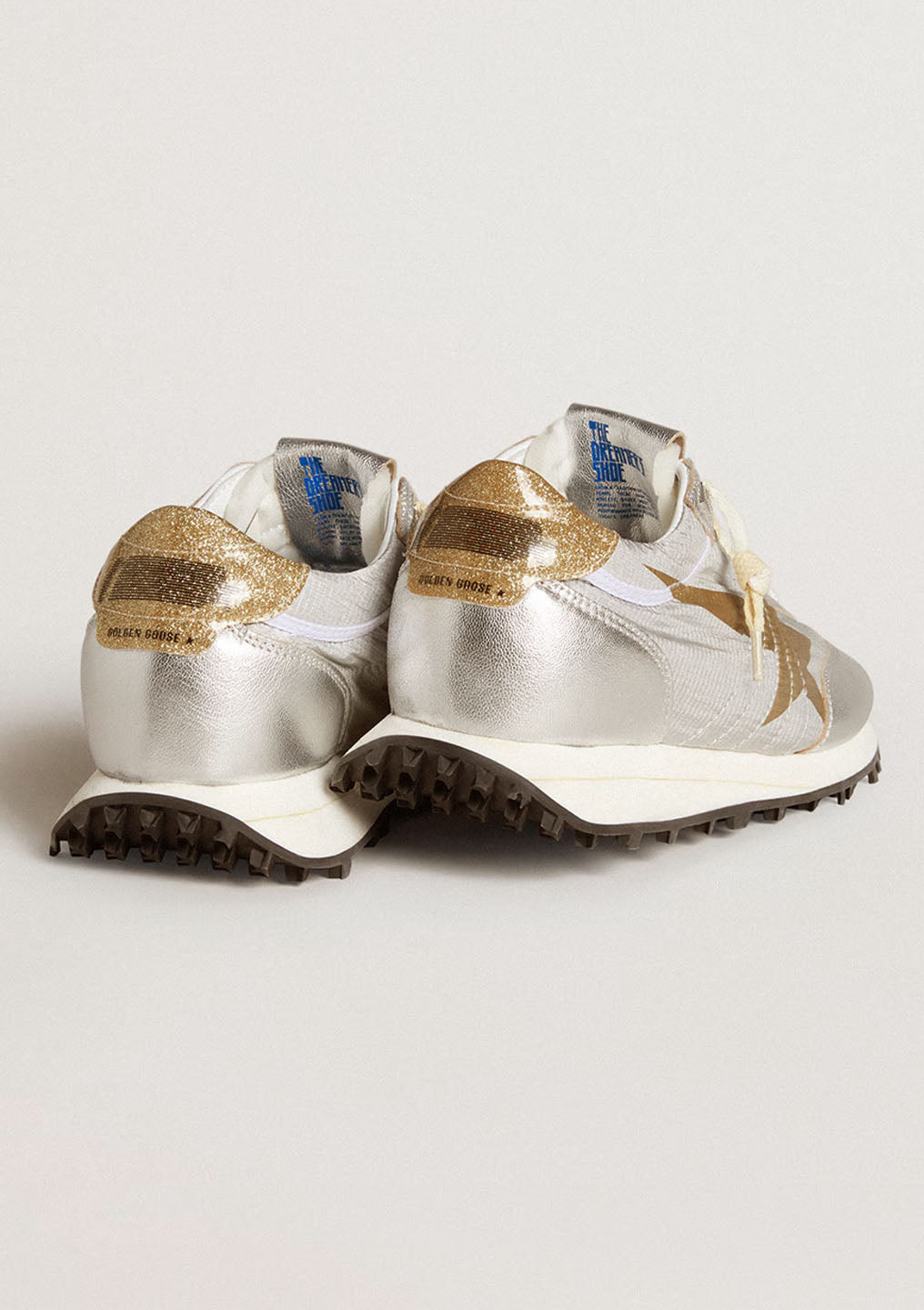 Marathon Sneaker Ripstop Nylon Upper | Silver/Gold