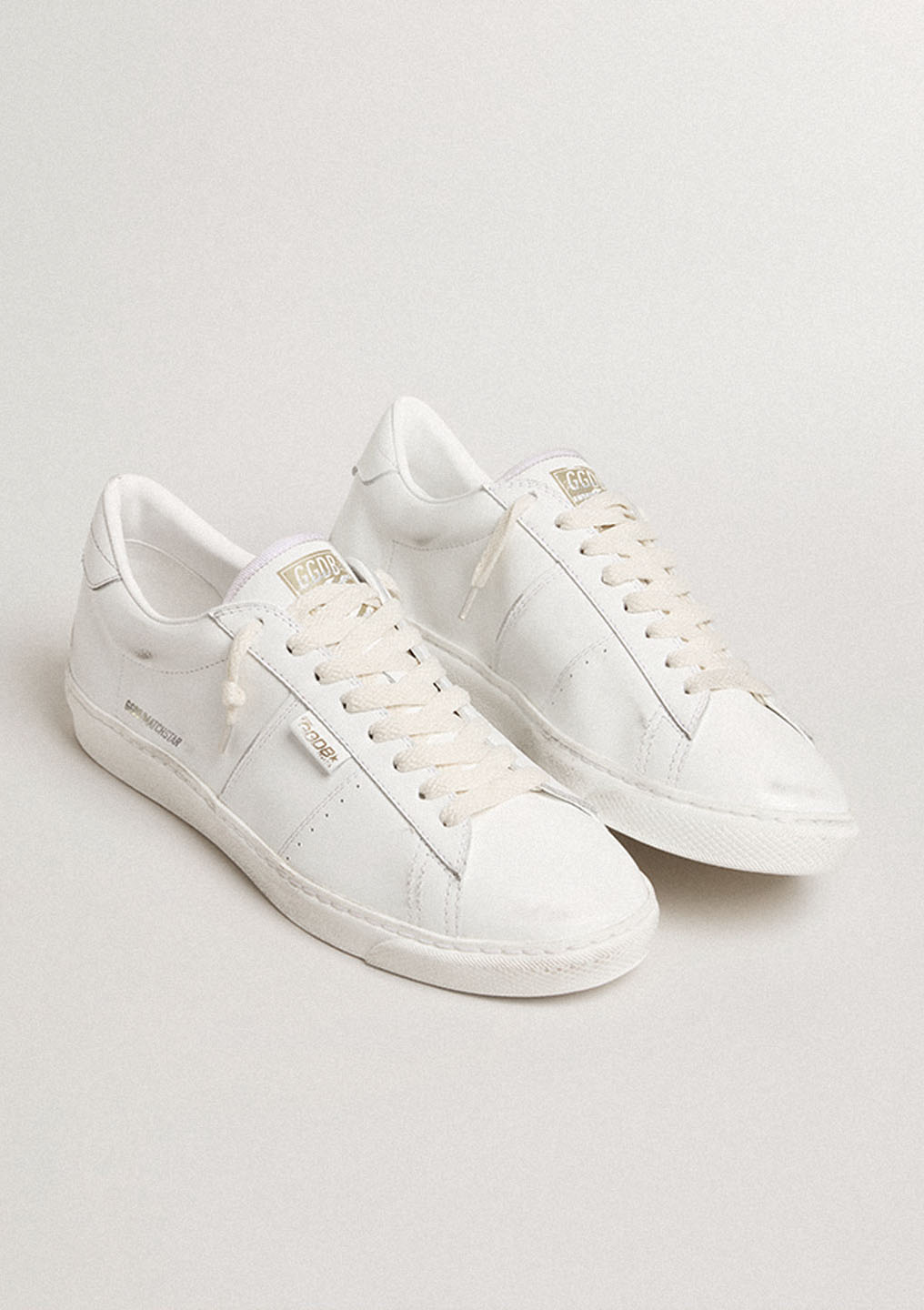 Matchstar Sneaker Shiny Leather | Optic White
