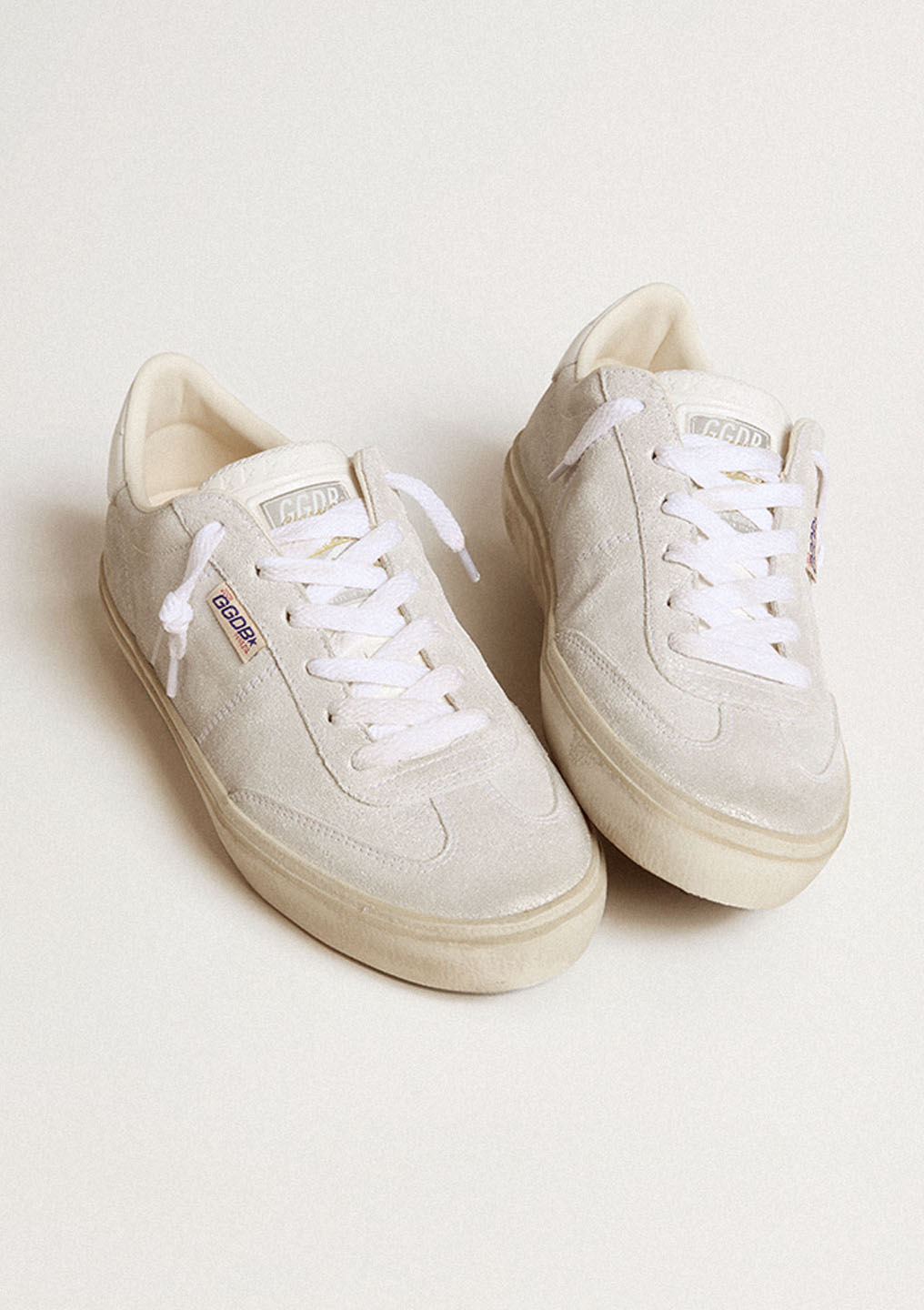 Soul Star Sneaker Laminated Leather | Off White/White