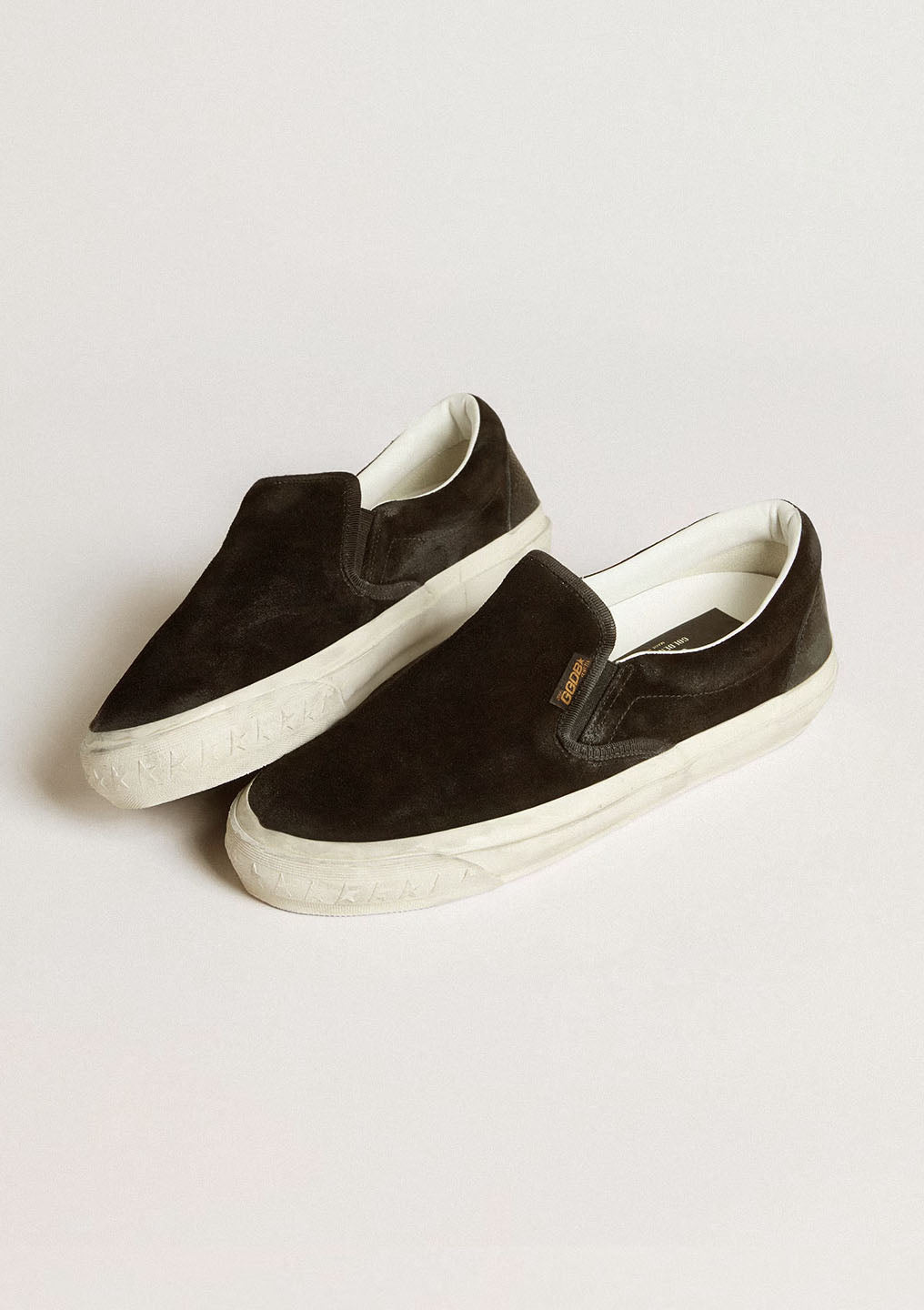 VCE Penstar Sneaker Suede Leather Heel Tab | Black